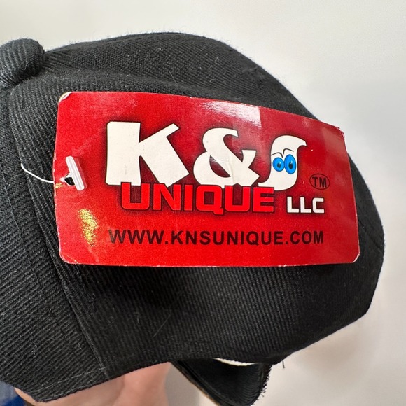 Vietnam Veteran Black Cap Hat Ribbons Metal 1960- Emblem Embroidered NEW w/ Tag - Picture 12 of 14